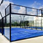 Montaje de pistas de pádel panorámicas - Padel Solutions World